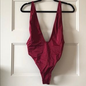 Brand New Red Fashion Nova Swim Suit